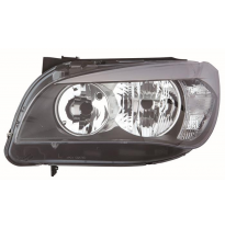 Bmw X1 13-*Faro Izq Con Regulacion Electrica Interior Negro H7/H7
