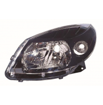 Dacia Sandero 08-*Faro Izq Con Regulacion Maual/Electrica Interior Oscuro