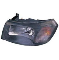 Ford Transit 00-*Faro Izq C/Reg Elect (Int.Oscuro)