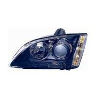 Ford Focus 04-*Faro Izq Con Regulacion Electrica (Interior Oscuro) Afs