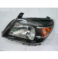 Ford Ranger 09-*Faro Izq Con Regulacion Manual/Electrica(Interior Negro)