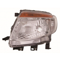 Ford Ranger 13-*Faro Izq Regulacion Manual/Electrica Interior Cromado