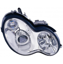 Mercedes C W203 01-*Kit Faros Dch/Izq Cristal/Liso(H7/H7)