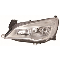 Opel Astra 10-*Faro Izq Con Regulacion Electrica  Con Motor Interior Cromado H7/H7