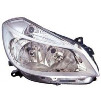 Renault Clio 05-*Faro Derech C/Regulac Electric(Int Cromado)