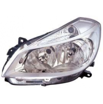 Renault Clio 05-*Faro Izquierd C/Regulac Electric(Int Cromado)