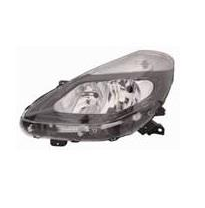 Renault Clio 09-*Faro Izq C/Regulac Electrica (Interior Negro)