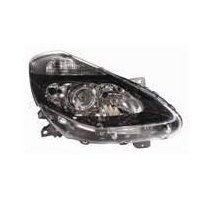 Renault Clio 09-*Faro Dch Con Regulacion Electrica H1/H7/H7 (Interior Negro)