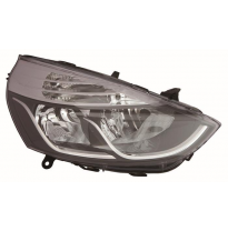 Renault Clio 13-*Faro Dch Con Regulacion Electrica Con Motor (Interior Negro) H7/H1