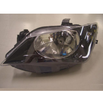 Seat Ibiza 12-*Faro Izq Electrico Interior Negro H4