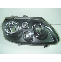 Vw Touran 03-*Faro Dch C/R El(Int/Negro) Sin Motor