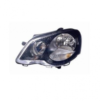 Vw Polo 05-*Faro Izq C/Reg Ele (Int Negro)
