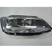 Vw Jetta 11--*Faro Dch Electrico Con Motor Interior Oscuro H7