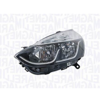 Renault Clio Iv 2016.07-*Faro Izq Con Regulacion Electrica (Interior Cromado) H7/H1 Magneti Marelli