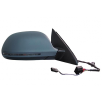 Audi Q3 11-*Retrovisor Dch Electrico Termico Abatible Electricamente  Con Piloto Para Pintar Con Memorias 14 Pins