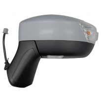 Ford Kuga 08-*Retrovisor Izq Electrico Calefactado Abatible Electricamente Con Piloto Con Luz De Cortesia Para Pintar Asferico