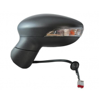 Ford Fiesta 13-*Retrovisor Izq Electrico Calefactado Con Piloto Para Pintar Asferico 6pins