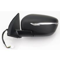 Nissan Qashqai 14-*Retrovisor Izq Con Regulacion Electrica Calefactado Abatible Electricamente Para Pintar Con Piloto 9 Pin