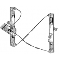 Opel Corsa 06-* Elevalunas Manual Delantero Izq 2p