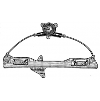 Opel Corsa 06-* Elevalunas Manual Delantero Dch 5p