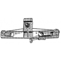 Opel Corsa 06-* Elevalunas Manual Trasero Dch