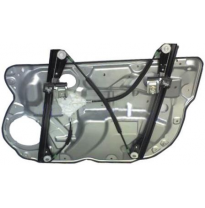 Vw Polo 02-09*elevalunas Electrico+panel Delantero Izq 5p Sin Motor