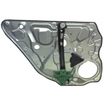 Vw Polo 02-09*elevalunas Electrico+panel Trasero Izq 5p Sin Motor