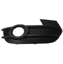 Rejilla Dch Paragolpes Granulado Negra Con Agujero Antiniebla Q3 11&gt;