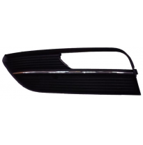 Audi A3 13-*Rejilla Paragolpes Delantero  Izq Con Agujero Antiniebla Y Con Moldura Cromada