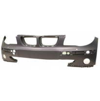 Bmw S/1 E87 04-*Paragolpes Delantero Imprimado Con Huecos Lavafaros