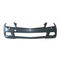 Mercedes C W204 07-*Paragolpes Delantero Para Pintar Con Agujeros Para Lavafaros Sin Agujeros Para Sensor (Elegance)