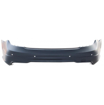 Mercedes C W204 11-*Paragolpes Trasero Para Pintar Con Agujeros Para Sensor Sin Agujeros Para Moldura 4p