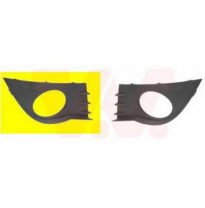 Renault Clio 05-*Rejilla Dch Paragolpes Delantero (Con Agujero Antiniebla)