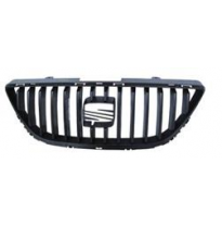 Rejilla Negra Con Moldura Cromada