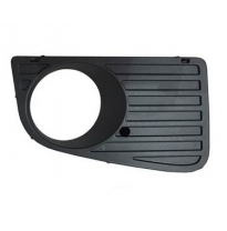 Rejilla Derecha Parachoques-Negra-Con Agujeros Antiniebla-Abierta