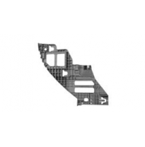 Vw Golf 08-*Soporte Paragolpes Delanter. Izq Superior