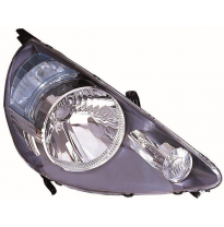 Honda Jazz 04-06-*Faro Dch Con Regulacion Manual/Electrica (Interior Oscuro) H4