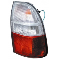 Mitsu L200 02-*Piloto Izq Cx Me Blanco/Rojo