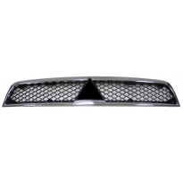 Mitsubishi Lancer 08-*Rejilla Negra Con Borde Cromado Cromado