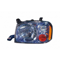 Nissan Pickup 02-*Faro Izq Con Regulac. Manual/Electric Interior Negro