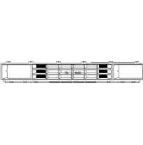 Toyota Hilux Ln55/56 87-*Rejilla Gris
