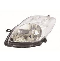 Toyota Yaris 09-*Faro Izq Con Regulacion Manual/Electrica (Interior Cromado) Tipo Valeo