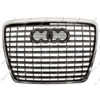 Rejilla Gris Plata Con Moldura Cromada A6 08&gt;