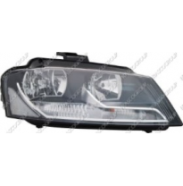 Faro Izq.H7+h7 C/Regulacion Electrica.Con Motor  A3 08&gt; Con  Luz Diurna
