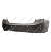 Paragolpes Trasero-Imprimado-Con Escape Doble Izquierdo-Con Agujeros Aparcamiento+asistente Aparcameinto Mod. 325-328-330 Basis