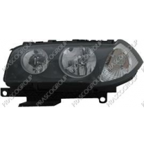 Optica Izq H7+h7 Elect.-Piloto Blanco-C/Motor