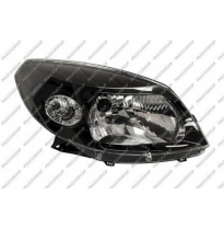 Optica Derecha H4 Electrica-Sin Motor-Negra Dacia Sandero Stepway 2009->