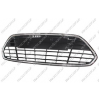 Rejilla Central Parachoques Del Cromada Negra