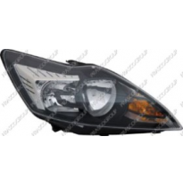 Optica Dcha H7+h1 Ele.-C/Motor-Negra/Cromada