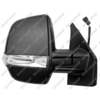 Retrovisor Dch Electrico.Termico.Negro.Con Piloto 6 Pines Doblo Cargo 09&gt;  (Doble Cristal)